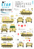 Star Decals 35-C1065 British FV432 and M548 1/35